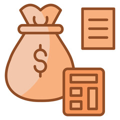 Accounting Icon Element For Design