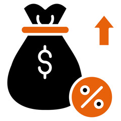 Gross Profit Icon Element For Design