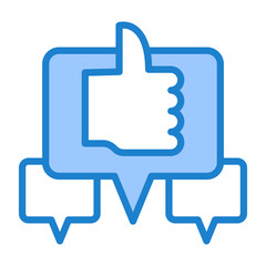 Reflective Feedback Icon