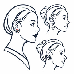  Piercing Jewelry Icons – Flat Body Accessories