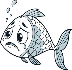 cartoon fish vector illustration
