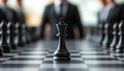 Business people planning strategy, chess concept strategy