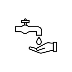 Ablution icons vector icon design. modern flat and line design