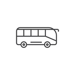 Bus coach icons vector icon design. modern flat and line design