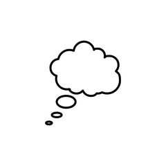 Dream cloud icons vector icon design. modern flat and line design