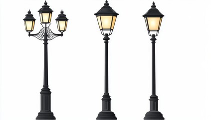 Classic outdoor lamp post designs