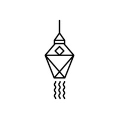 Kandeel icons vector icon design. modern flat and line design