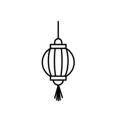 Lantern icons vector icon design. modern flat and line design