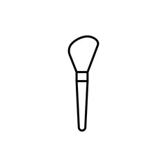Makeup brush icons vector icon design. modern flat and line design