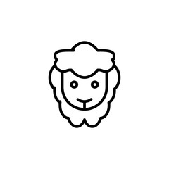 Sheep icons vector icon design. modern flat and line design
