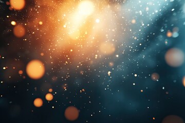 Bokeh effect, shimmering lights,  dramatic stage backdrop