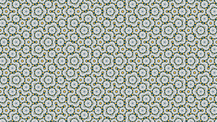 Modern geometric abstract floral organic textile pattern vector.
