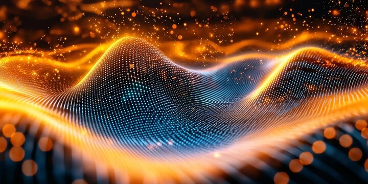 A quantum measurement captures the collapse of a wave function in real-time.