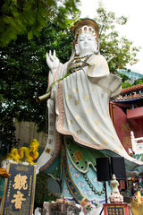 Guanyin or Guan Yin bodhisattva goddess for people visit and respect pray in Tin Hau Temple at...