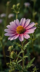 Obraz premium pink flower in the garden