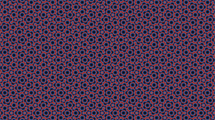 Modern geometric abstract floral organic textile pattern vector.