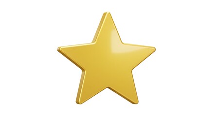 Golden Star Illustration