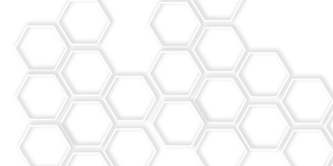 Elegant 3D White Light Geometric hexagon Technology Structure with Polygonal Honeycomb Details, Abstract Visuals, and Luxury Pattern Design Elements for a Contemporary High-Tech Background
