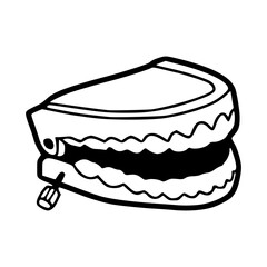 clattering teeth dentures outline