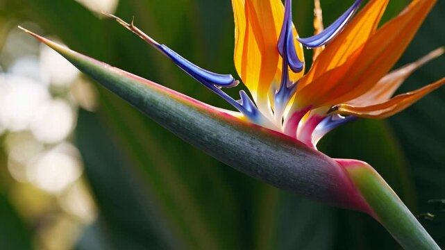 Bird of Paradise Flower Bloom - Stunning Colorful
