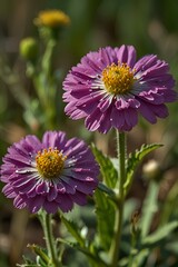 Obraz premium purple flower in the garden