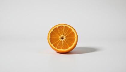 Orange, isolated on a white background, minimal composition, soft shadows, high detail, studio lighting