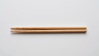 Obraz premium Chopsticks, isolated on a white background, minimal composition, soft shadows, high detail, studio lighting