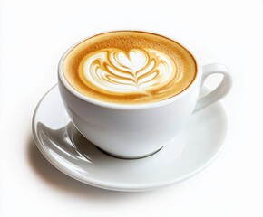 Latte art coffee cup (1)