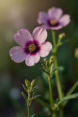 Fototapeta premium pink flower in the garden