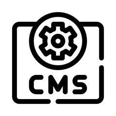 CMS line icon