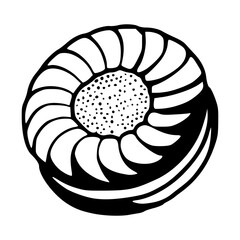biscuit vector illustration