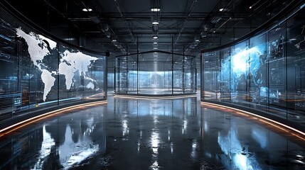 Futuristic Control Room