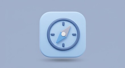 Compass Navigation Tool Icon