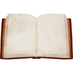 本　水彩画　アンティーク　ノート　イラスト