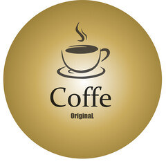 coffee cup drink logo for cafe restaurant