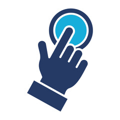 Fototapeta premium Touch Point Icon