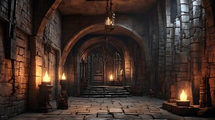 Highdetail 3D illustration of a medieval.generative.ai