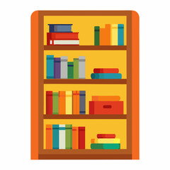 bookshelf with books