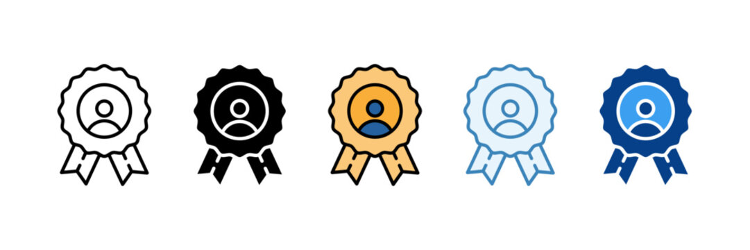 Reputation  Icon Set Multiple Style Collection