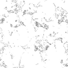 Naklejka premium seamless gentle vector paisley print with ethnic paisley and flowers pattern, allover composition. Detailed beautiful paisleys with floral motives in black and white.