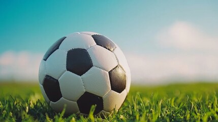 Exciting soccer game action outdoor field sports content bright daylight close-up view passion for competition