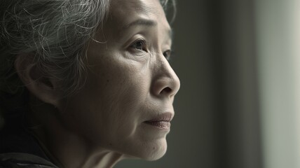 高齢の日本人女性