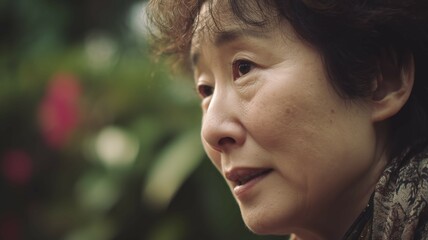 高齢の日本人女性