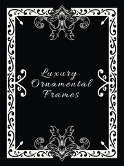 Luxurious Ornamental Frame Vector with Antique Touch