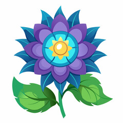 lotus flower vector illustration