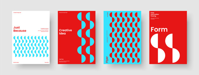 Fototapeta premium Abstract Flyer Layout. Creative Business Presentation Design. Modern Book Cover Template. Brochure. Background. Report. Poster. Banner. Pamphlet. Advertising. Newsletter. Magazine. Handbill