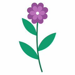 Fototapeta premium pink flower isolated on white background