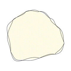 Abstract doodle shape decorative element