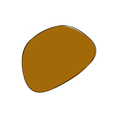 Abstract doodle shape decorative element