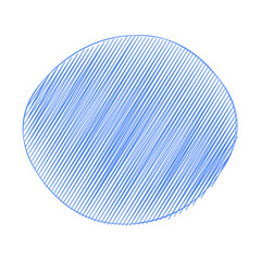 Abstract doodle shape decorative element